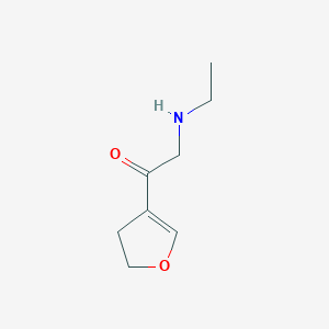 1-(4,5-Dihydrofuran-3-yl)-2-(ethylamino)ethan-1-one