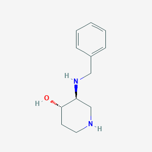 (3S,4S)-3-(Benzylamino)piperidin-4-ol