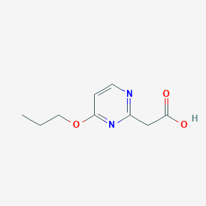 2-(4-Propoxypyrimidin-2-yl)acetic acid