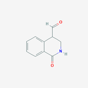 1-Oxo-1,2,3,4-tetrahydroisoquinoline-4-carbaldehyde