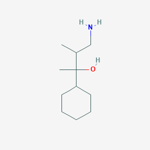 4-Amino-2-cyclohexyl-3-methylbutan-2-ol