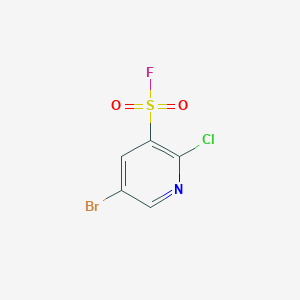 5-Bromo-2-chloropyridine-3-sulfonyl fluoride