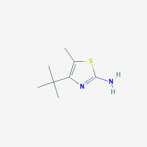 molecular formula C8H14N2S B13210306 4-Tert-butyl-5-methyl-1,3-thiazol-2-amine 