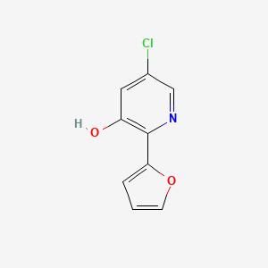 5-Chloro-2-(furan-2-yl)pyridin-3-ol