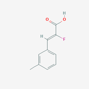 (2Z)-2-Fluoro-3-(3-methylphenyl)prop-2-enoic acid