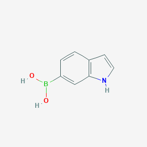 molecular formula C8H8BNO2 B132104 吲哚-6-硼酸 CAS No. 147621-18-9