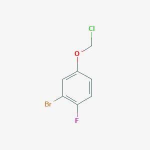 2-Bromo-4-(chloromethoxy)-1-fluorobenzene