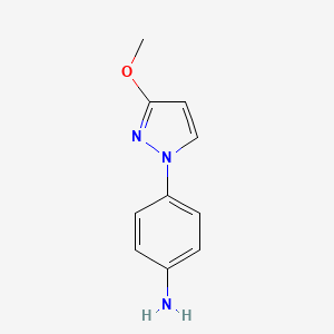 4-(3-Methoxy-1H-pyrazol-1-yl)aniline