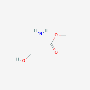 Methyl 1-amino-3-hydroxycyclobutane-1-carboxylate