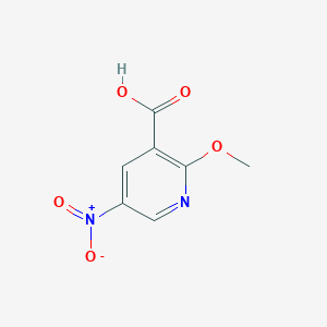 molecular formula C7H6N2O5 B1321047 2-Methoxy-5-nitro-nicotinic acid CAS No. 1020635-54-4