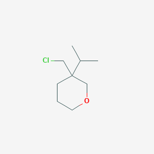 3-(Chloromethyl)-3-(propan-2-yl)oxane