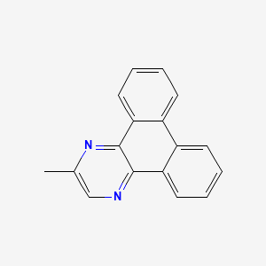 molecular formula C17H12N2 B1321052 2-Methyldibenzo[F,H]quinoxaline CAS No. 536753-86-3
