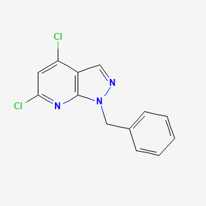 1-Benzyl-4,6-dichloro-1H-pyrazolo[3,4-b]pyridine