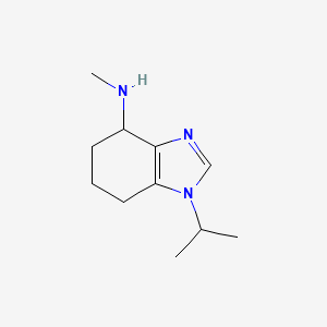 N-Methyl-1-(propan-2-yl)-4,5,6,7-tetrahydro-1H-1,3-benzodiazol-4-amine