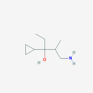 1-Amino-3-cyclopropyl-2-methylpentan-3-ol