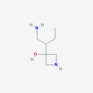 3-(1-Aminobutan-2-yl)azetidin-3-ol