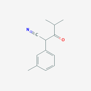 4-Methyl-2-(3-methylphenyl)-3-oxopentanenitrile