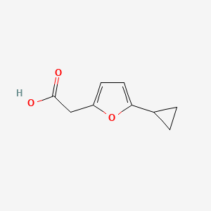 2-(5-Cyclopropylfuran-2-yl)acetic acid