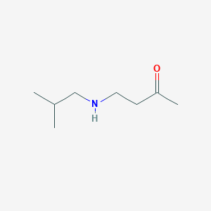 4-[(2-Methylpropyl)amino]butan-2-one