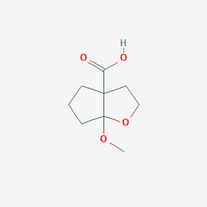 6A-methoxy-hexahydro-2H-cyclopenta[b]furan-3a-carboxylic acid