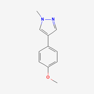 4-(4-Methoxyphenyl)-1-methyl-1h-pyrazole