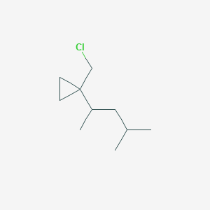 1-(Chloromethyl)-1-(4-methylpentan-2-yl)cyclopropane