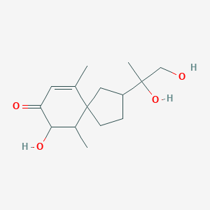 B132107 3,11,12-Trihydroxy-1(10)-spirovetiven-2-one CAS No. 220328-04-1
