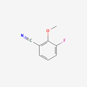 molecular formula C8H6FNO B1321070 3-Fluoro-2-methoxybenzonitrile CAS No. 77801-22-0