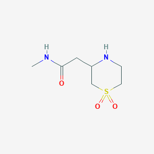 2-(1,1-Dioxo-1lambda6-thiomorpholin-3-yl)-N-methylacetamide