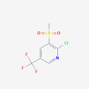 2-Chloro-3-methanesulfonyl-5-(trifluoromethyl)pyridine