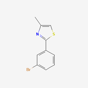 2-(3-Bromophenyl)-4-methyl-1,3-thiazole