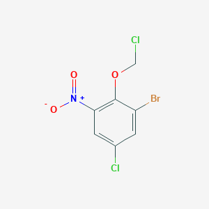 1-Bromo-5-chloro-2-(chloromethoxy)-3-nitrobenzene