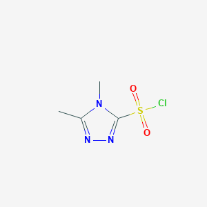 dimethyl-4H-1,2,4-triazole-3-sulfonylchloride