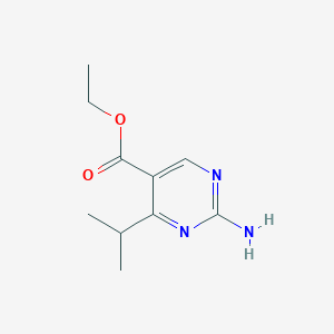 Ethyl 2-amino-4-(1-methylethyl)pyrimidine-5-carboxylate