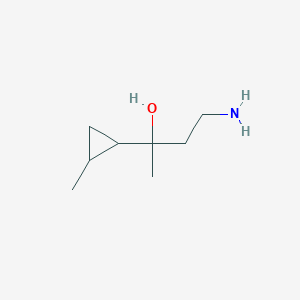 4-Amino-2-(2-methylcyclopropyl)butan-2-ol