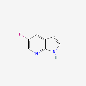 molecular formula C7H5FN2 B1321080 5-Fluoro-1H-pyrrolo[2,3-b]pyridine CAS No. 866319-00-8