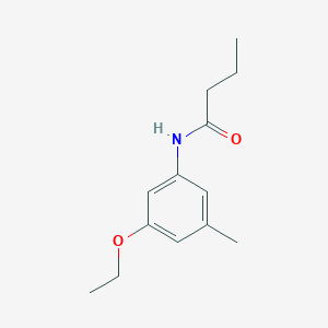 N-(3-Ethoxy-5-methylphenyl)butanamide