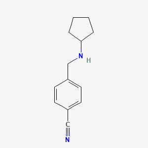 4-[(Cyclopentylamino)methyl]benzonitrile