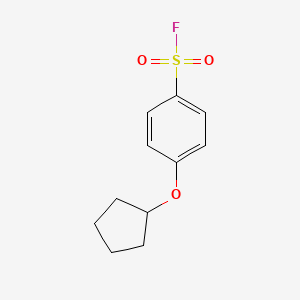 4-(Cyclopentyloxy)benzene-1-sulfonyl fluoride