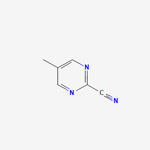 molecular formula C6H5N3 B1321094 5-Methylpyrimidine-2-carbonitrile CAS No. 38275-54-6