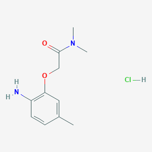 2-(2-amino-5-methylphenoxy)-N,N-dimethylacetamide hydrochloride