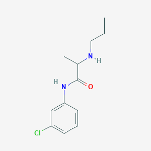 N-(3-chlorophenyl)-2-(propylamino)propanamide