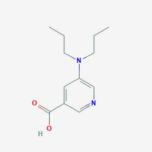 5-(Dipropylamino)pyridine-3-carboxylic acid