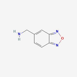 molecular formula C7H7N3O B1321104 2,1,3-苯并恶二唑-5-甲胺 CAS No. 321330-19-2