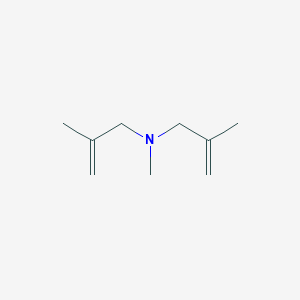 molecular formula C9H17N B13211048 N,2-dimethyl-N-(2-methylprop-2-enyl)prop-2-en-1-amine CAS No. 52444-15-2