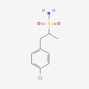 1-(4-Chlorophenyl)propane-2-sulfonamide