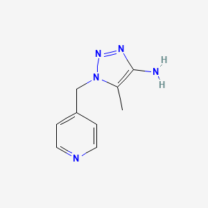 5-methyl-1-(pyridin-4-ylmethyl)-1H-1,2,3-triazol-4-amine