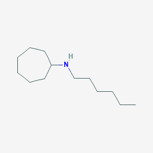 molecular formula C13H27N B13211110 N-hexylcycloheptanamine CAS No. 136105-91-4