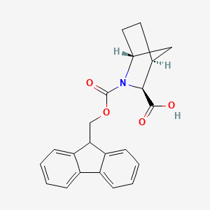 (1R,3S,4S)-2-(9H-fluoren-9-ylmethoxycarbonyl)-2-azabicyclo[2.2.1]heptane-3-carboxylic acid