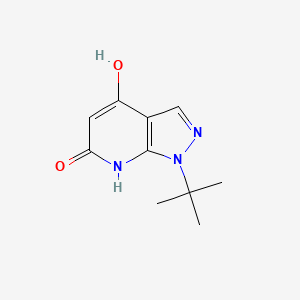 1-tert-Butyl-1H-pyrazolo[3,4-b]pyridine-4,6-diol